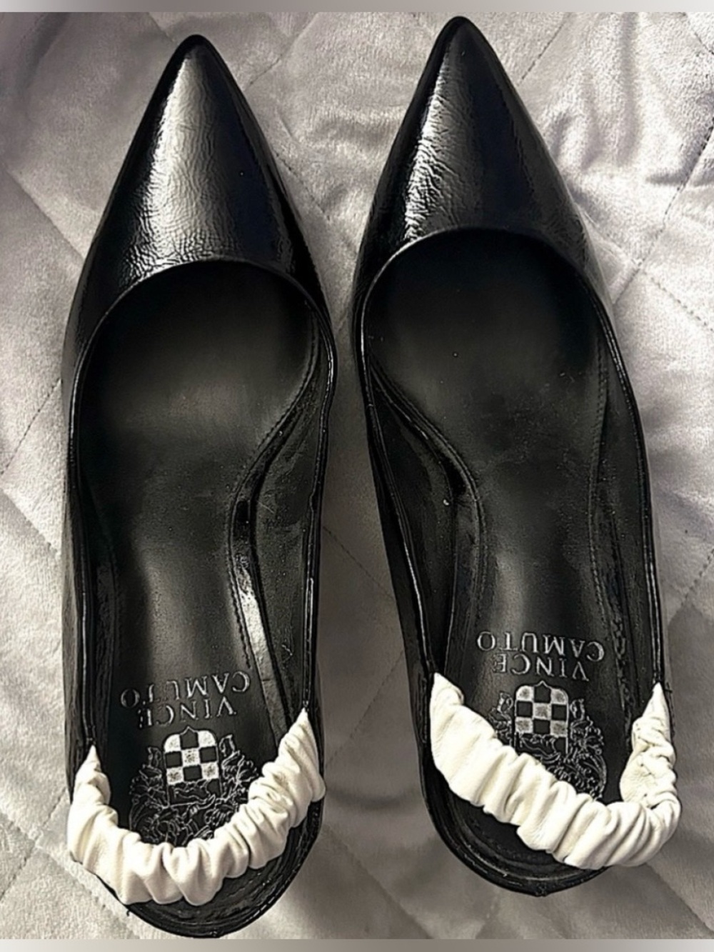 VINCE CAMUTO, Size 7 Women's Patent Leather Slingback Pumps - Picture 2 of 12